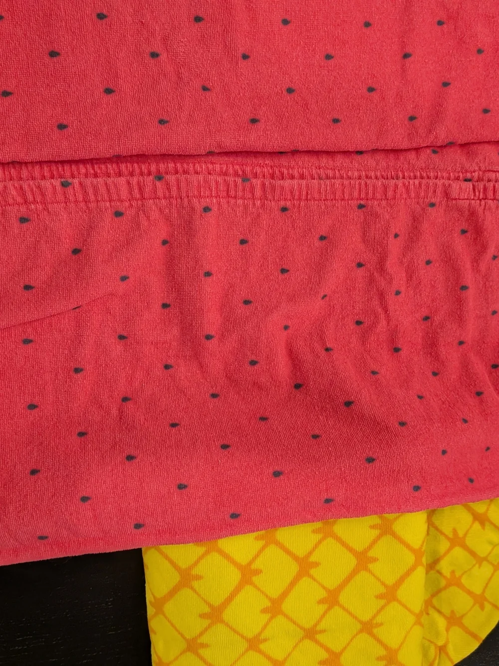 Carter's Pink Strawberry & Yellow Pineapple Hooded Pajama Sleep Sacks